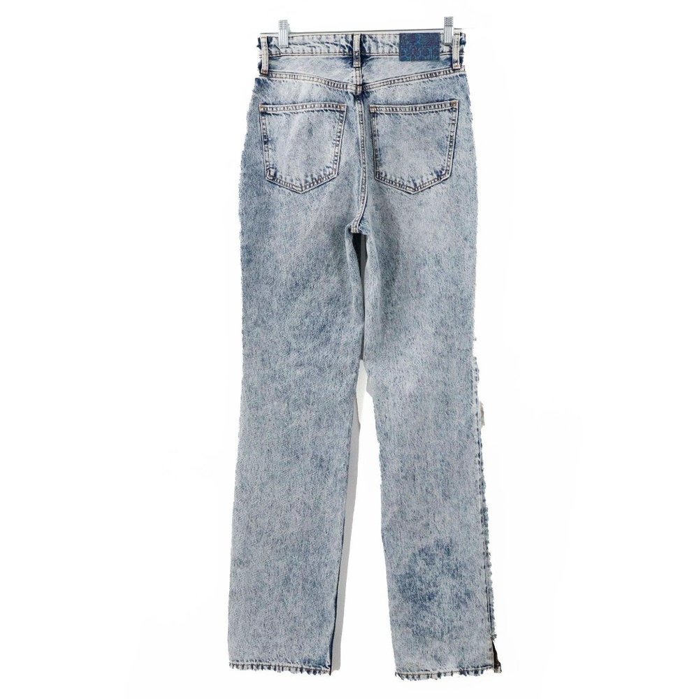 We the Free My Own Lane Distressed Acid Washed Jean - Picture 8 of 9